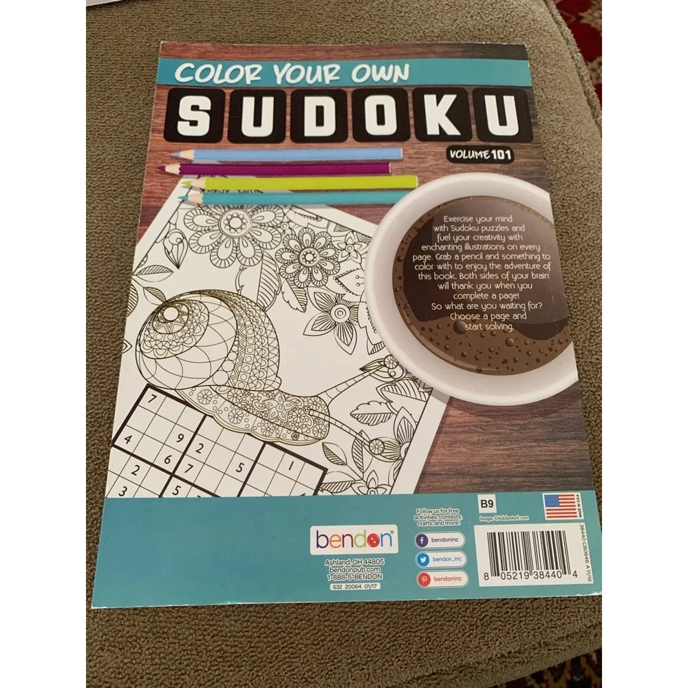 Bendon Color Your Own Sudoku Volume 101 (TD)